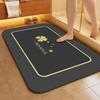 Sklisikre baderomsmatter, gulvmatter til husholdningsbad, Vannabsorberende smussbestandige matter Fotmatter