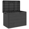 Vidaxl Garden Cushion Box, Anthracite, 77.5X44.5X53 Cm, Pp
