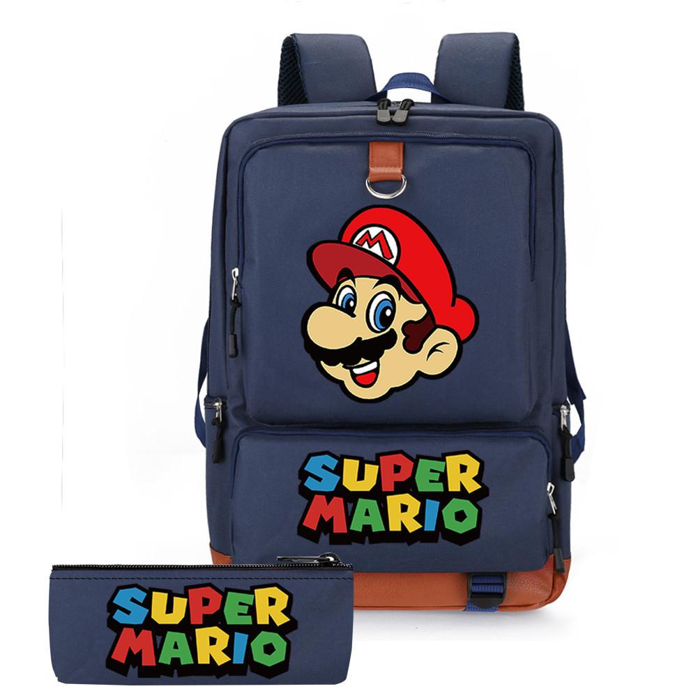 Cartoon Backpack, Primary And Secondary School Schoolbag, Backpack, Pencil Case, Two-Piece Set, Computer Bag.