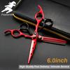 Sd Freelander 6.0 Paint Color Personalized Hair Scissors, Haircut Flat Scissors Bangs Scissors, Tooth Scissors Thin Scissors
