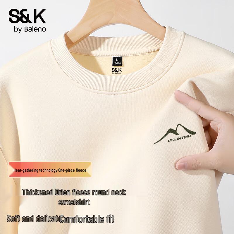 

Baleno Men s S&K Series Fleece-Lined Mountain Graphic Sweatshirt XL