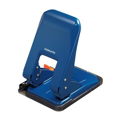 KOKUYO RakuaKe Hole Punch 2 Holes PN-G52B Paper Size Guide Blue 52 Sheets