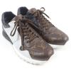 Great LOUIS VUITTON Low cut sneakers LV Runaway Line Monogram leather mens 7.5 Used