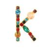 1PC 26 Letters Colorful Jewelry Gifts for Women Alphabet Brooch A-Z Rhinestone Letter Pin