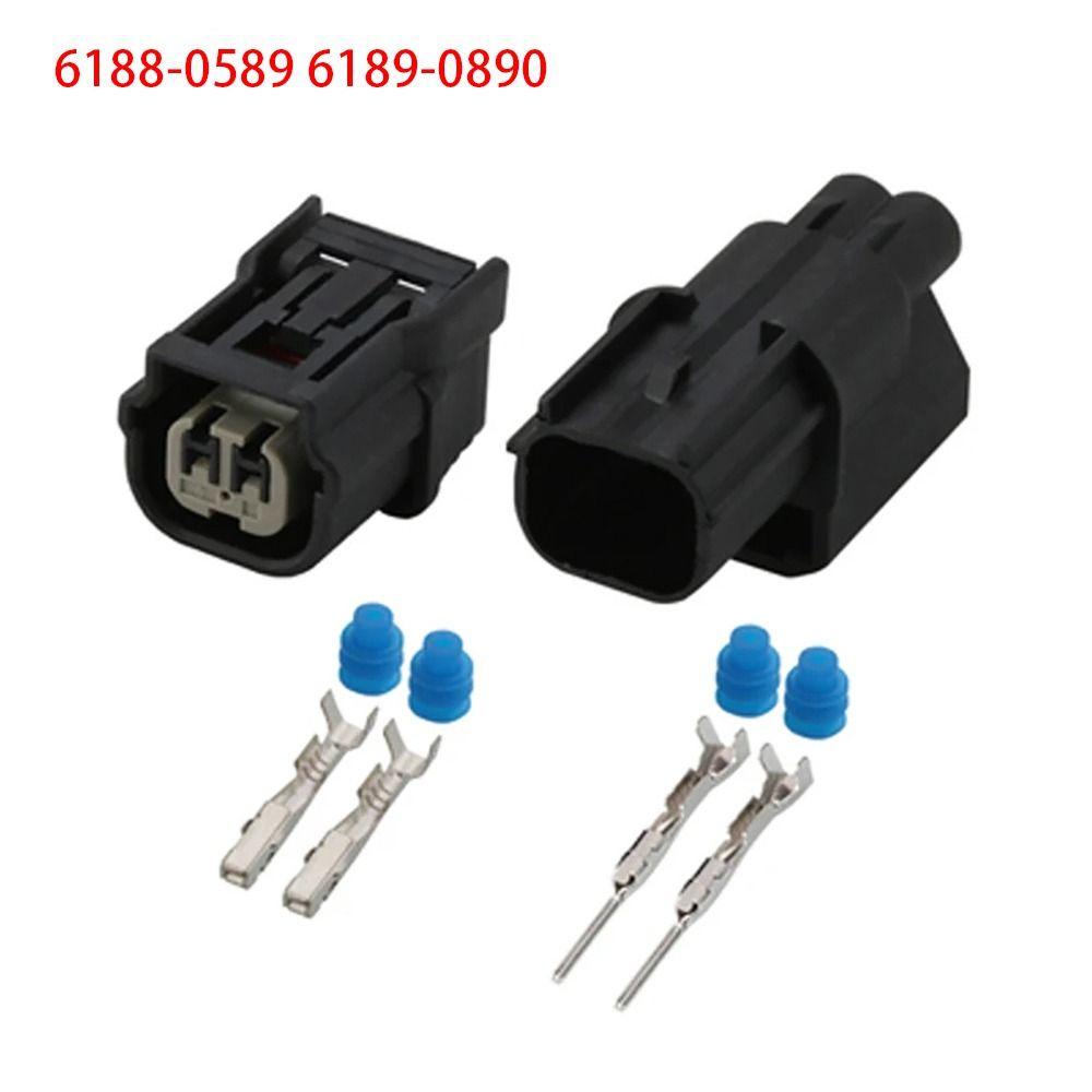 1Set Male Female ABS Sensor Plug 2 Pin 040 6188-0589 6189-0890 Durable Auto Connector  For Hondas