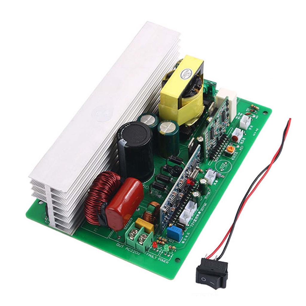 12V/24V/48V auf 220V 1000W reiner Sinus-Wechselrichter, DC-AC Sinus-Wellenwandler Motherboard