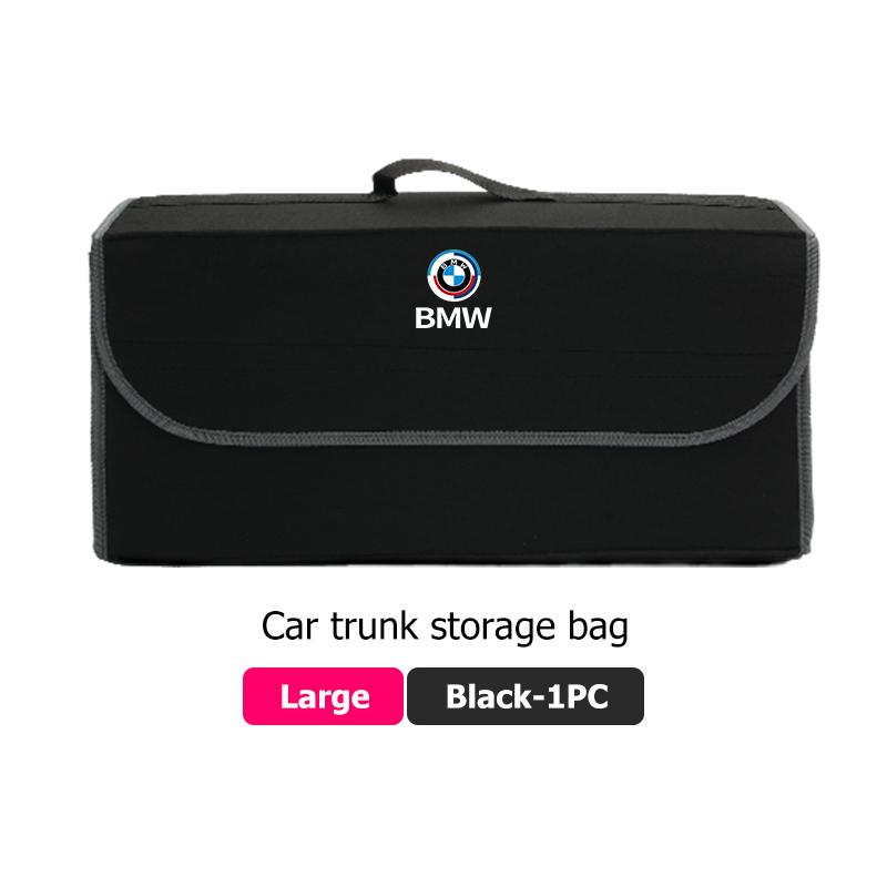 Car Trunk Organizer Large Capacity Storage Folding Box Auto Accessories For BMW G01 G02 F15 F16 G05 G06 G07 F07 G30 G32 F40 F44 SU5