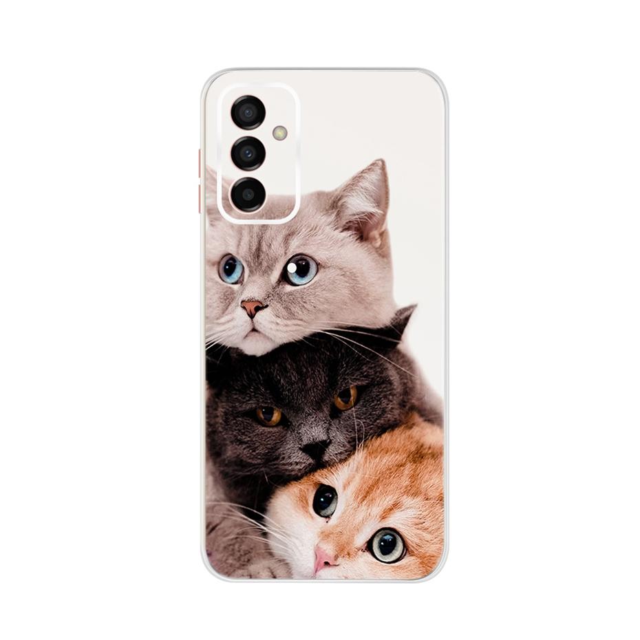 Měkké silikonové pouzdro pro telefon Samsung Galaxy M23 Nárazník Průhledný TPU zadní kryt pro Samsung M23 M 23 5G SM-M236B Fundas