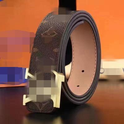 Cinto Masculino de Couro Genuíno de Duas Camadas - Estilos Casuais e de Negócios Modernos para Adultos de Meia-Idade e Jovens