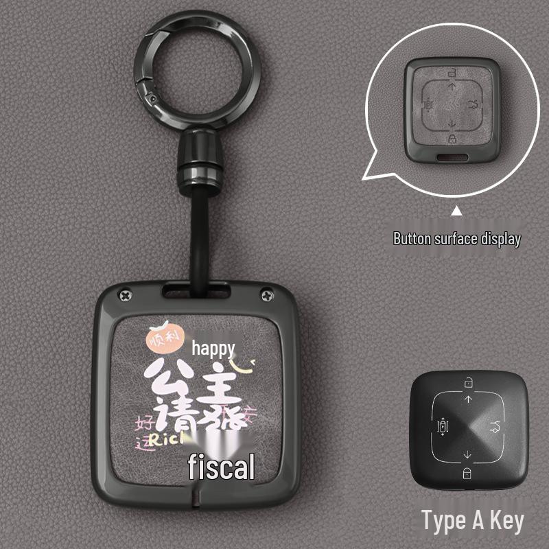 ZEEKR 001 Bluetooth Smart Key Case Shell with Card Holder