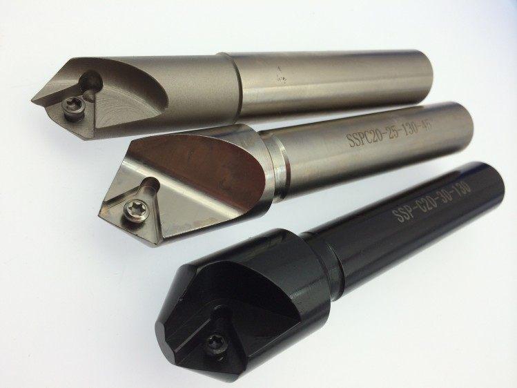 CNC Disposable Chamfering Tool Holder SSP C20-20-130, 90°
