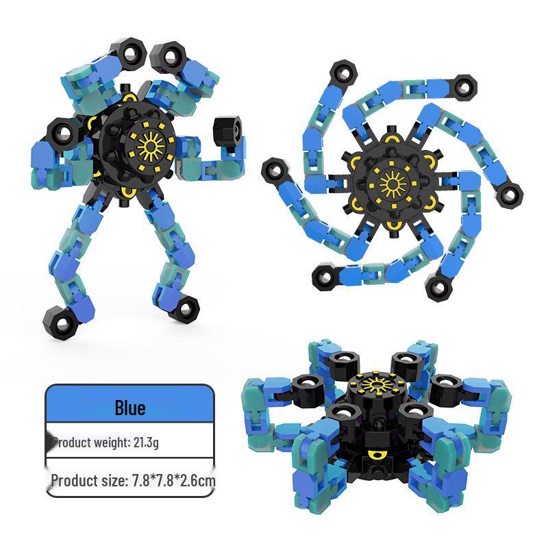 Luminous Decompression Finger Spinner - Mechanical Gyro Toy