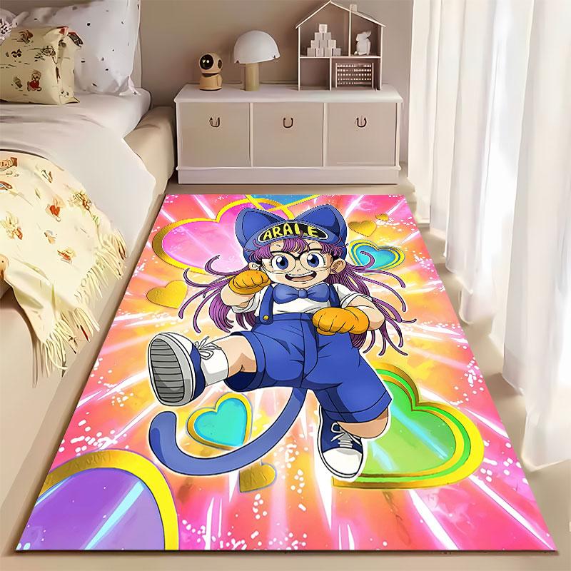 Arale Character Colorful Carpet suitable as a non-slip mat for the living room or bedroom sofa