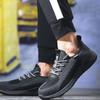 Breathable Safety Shoes Men 'S Work Boots Steel Toe Cap Puncture -Proof Indestructible Security Shoes Light Comfortable Sneakers