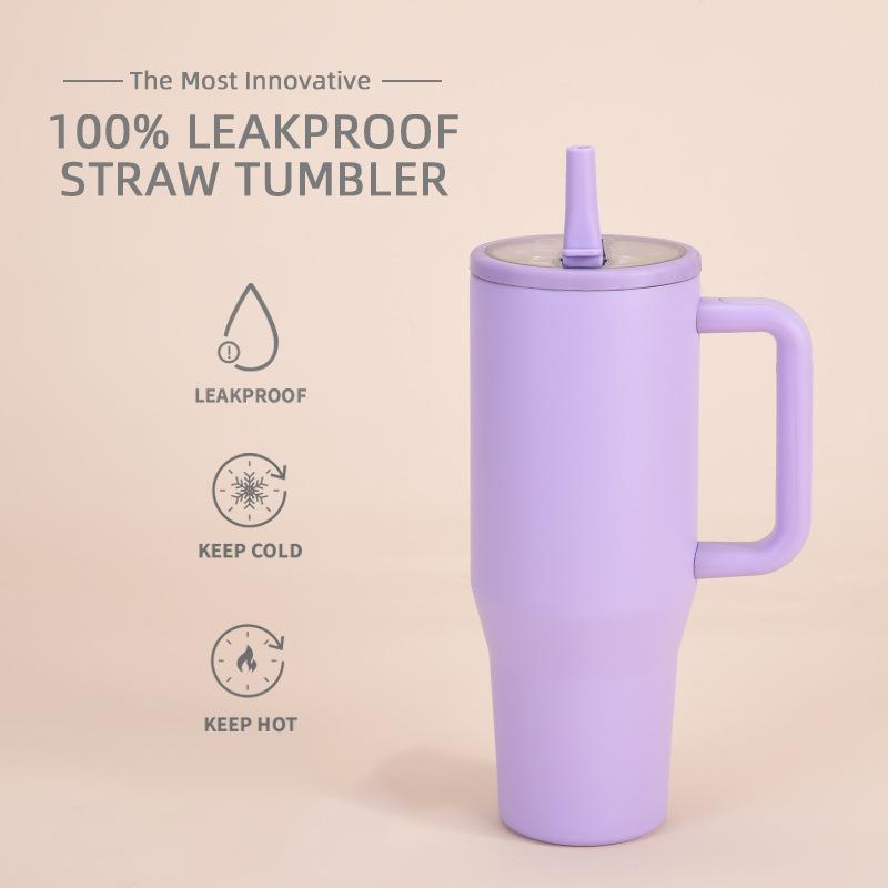 40 Oz Vacuum Flask Cup Thermos water Bottle Thermal Mug Large Capacity Stainless Steel Cold and Hot Tumbler Travel Car coffee