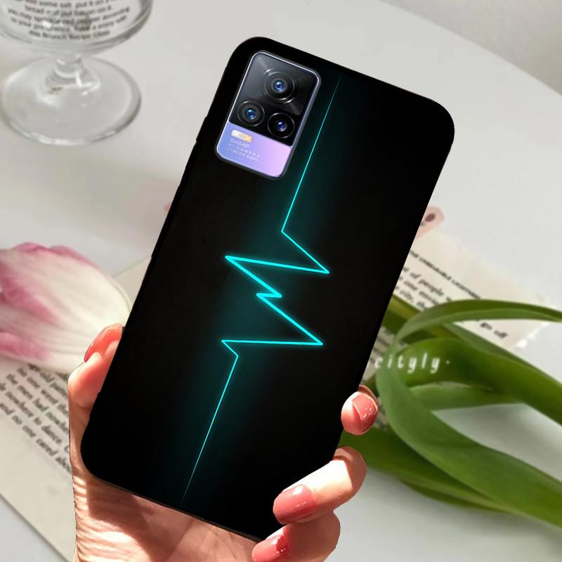 For Vivo V21e Case V 21e V2061 V2055 Soft TPU Phone Protective Fundas Cover For Vivo V21 V 21 4G 5G Shockproof Bumper Shells