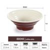 Net Celebrity Melamine Ramen Bowl: Two-Tone Creative Design, Large, Ideal for Mala Tang and Rice Noodles