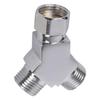 Female/Male Thread Water Pipe Adapter G1/2 Thread Three Way Connector  Bidet Sprayer
