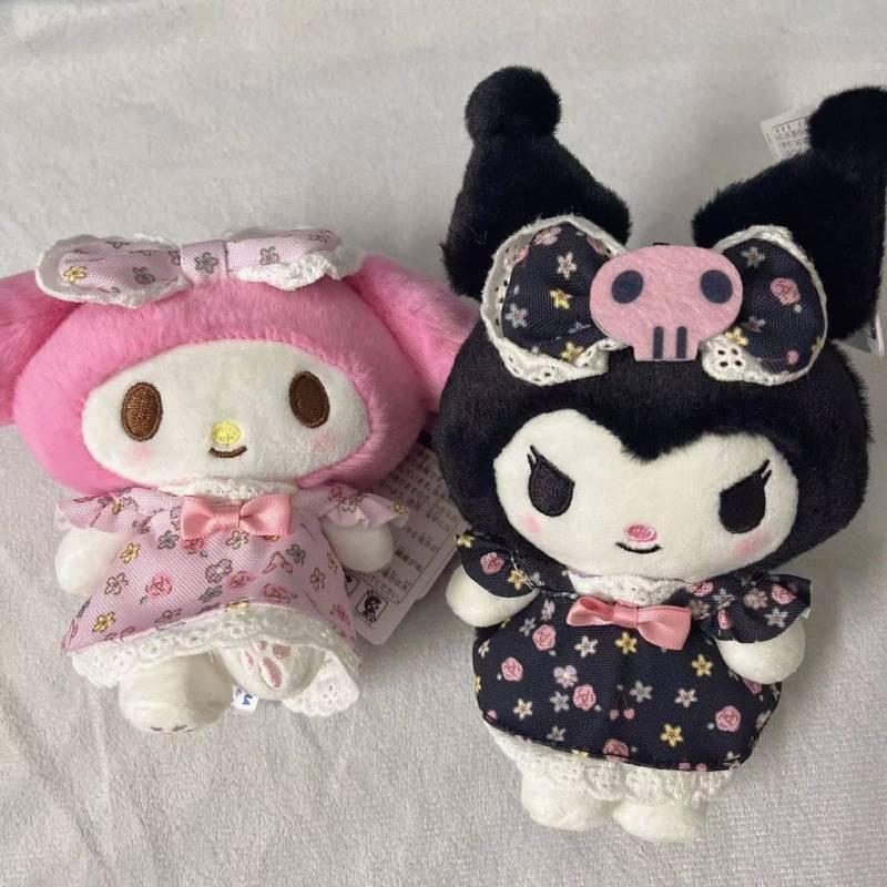 Vestito Sanrio Kuroomi Meiru con Stampa Animali e Ciondolo Peluche Super Morbido Ottimo per Bambini dai 7 ai 14 Anni