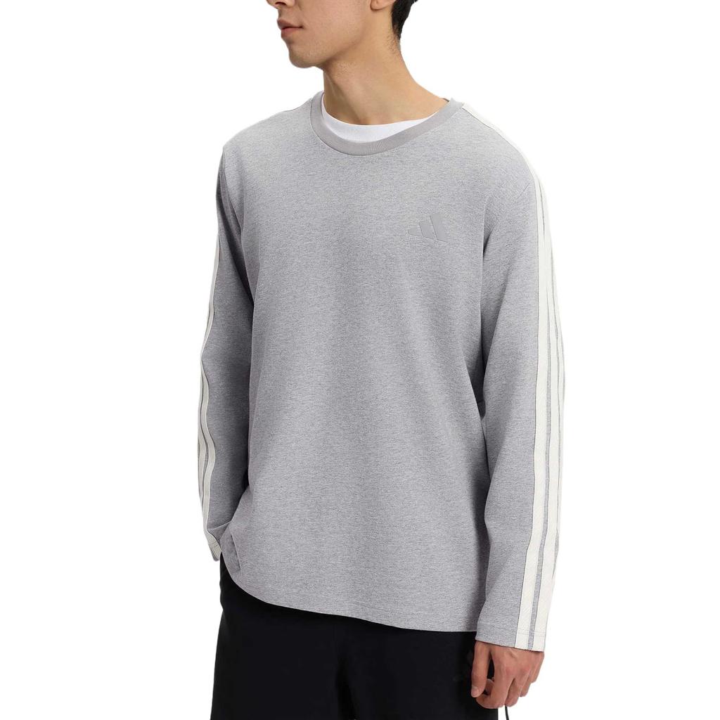 adidas St 3Stls Top Striped Single Face Plain Knit Comfortable T-Shirt Men Tops KR2535