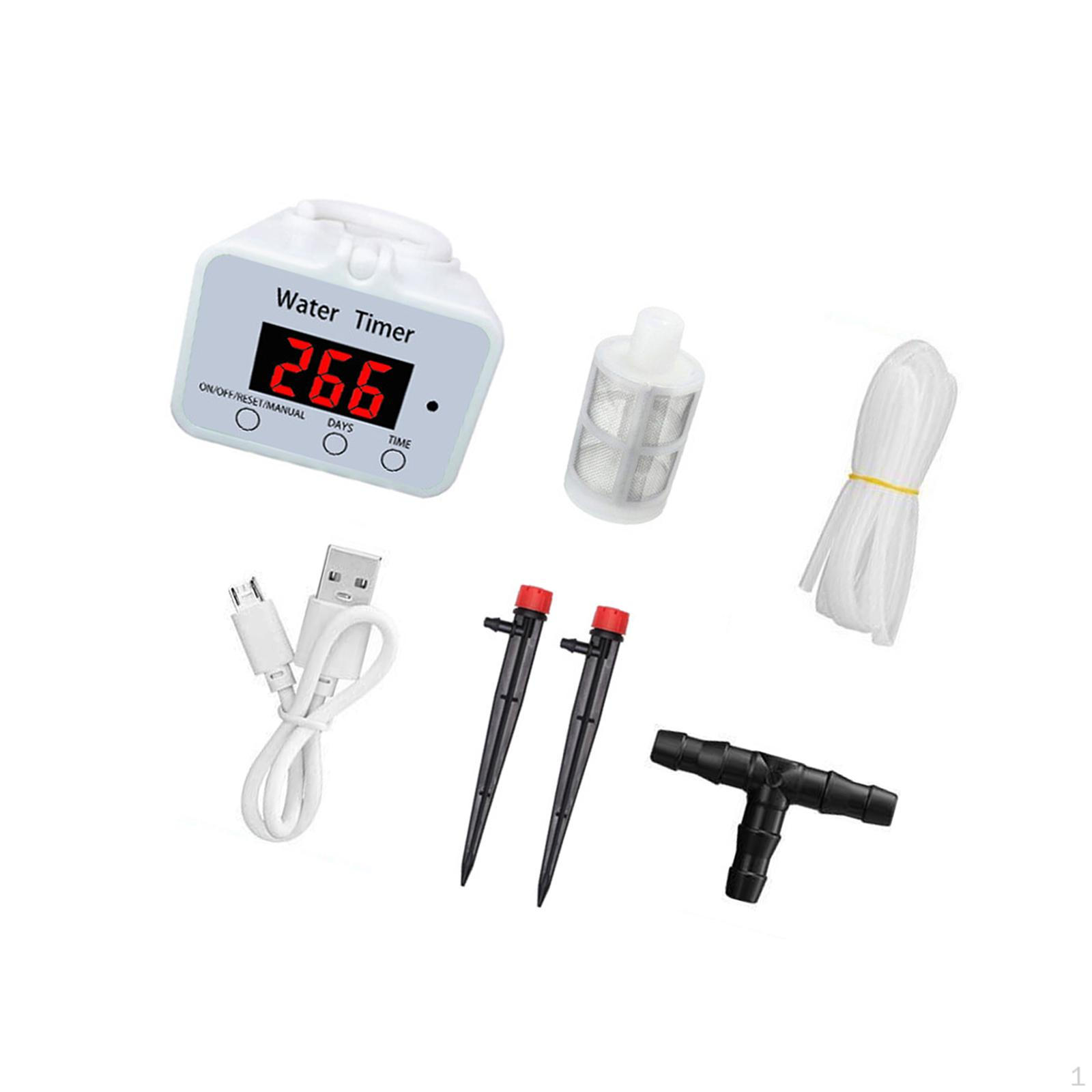 

Автоматический комплект капельного орошения для комнатных растений, система полива растений для цветников For 2 Potted Plants