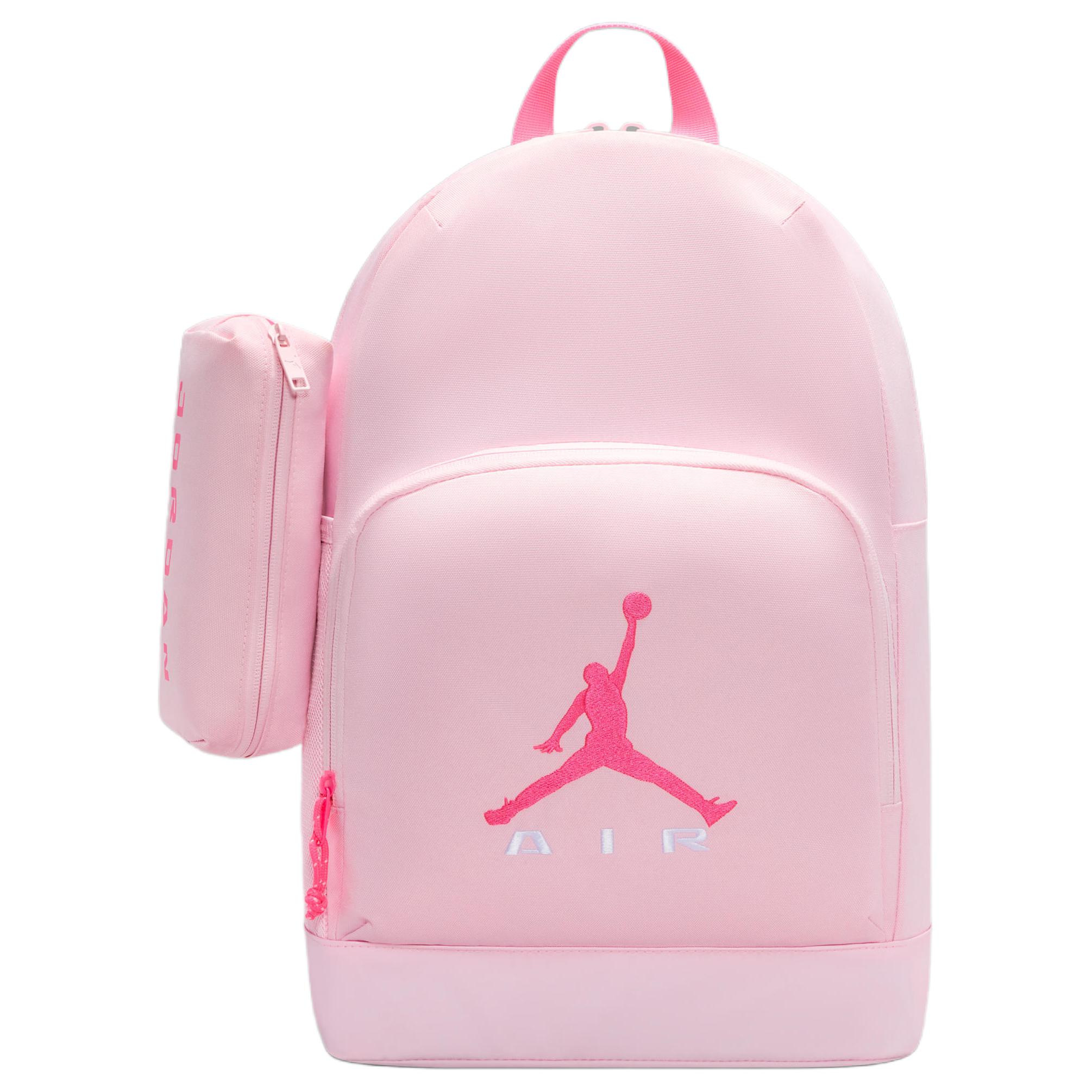 Jordan 17L Adjustable Shoulder Strap Polyester Backpack Kids backpack Pink IW1479-663 Pink