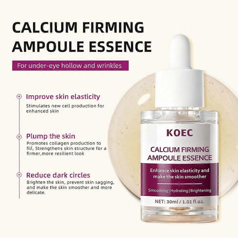 Calcium Intense Creme + Calcium Intense Ampullen Serum, Straffende Feuchtigkeitscreme, Calcium Volumen Multi-Balsam, Intensive Feuchtigkeit für tiefe Falten, Anti-Aging