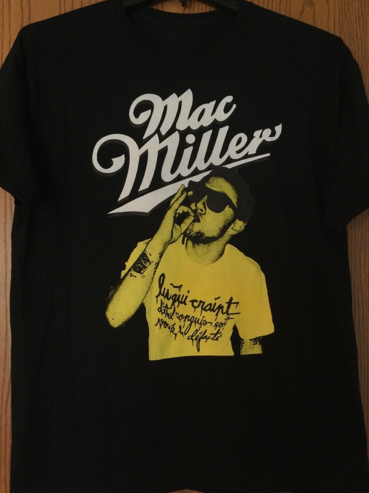 Mac Miller Mac Wearing Shades Tee American Rap HipHop Shirt YH228 XXXL
