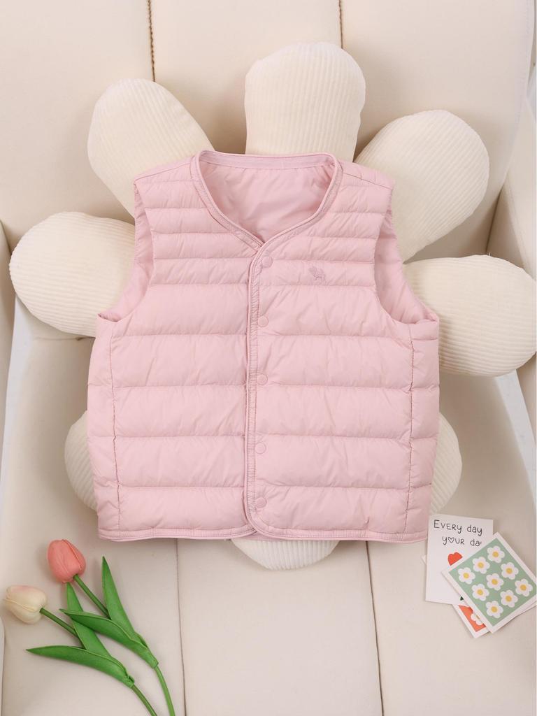 Kinder Ultraleichte Daunenweste 2025 - Neue Herbst/Winter Eltern-Kind Oberbekleidung für Jungen und Mädchen