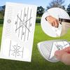 50pcs Golf Training Practice Aids Labels Putter and Iron Stickers Golf Impact Tape for Training Equipment