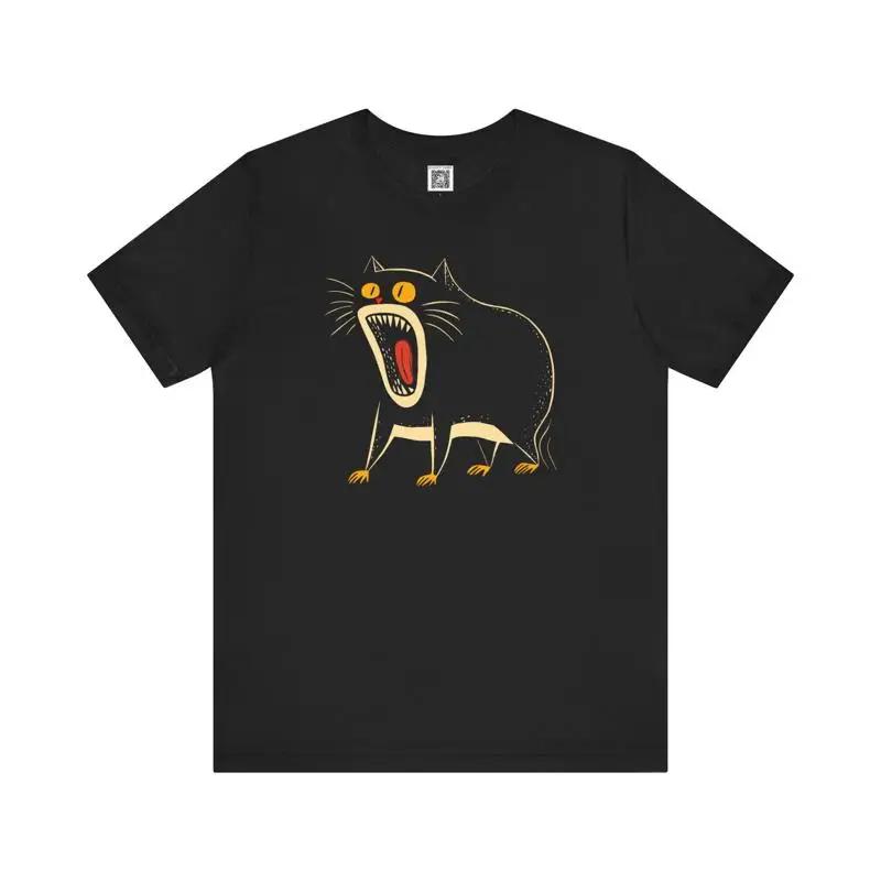 Screaming Cat T Shirt