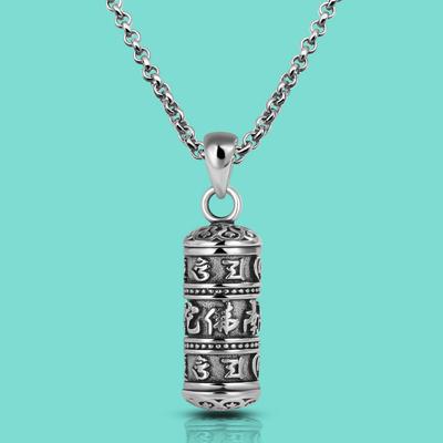 Vintage Japanischer Silberschmuck-100% 925 Silber Halskette-Feine offene zylindrische Box Choker Halsketten-Original Silberkette-Geschenk