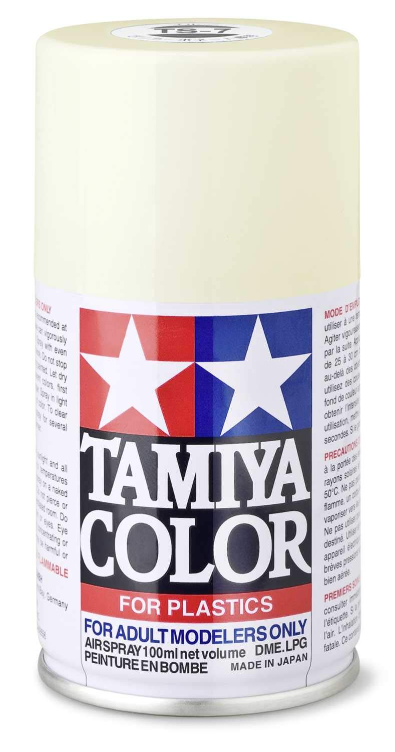 

Tamiya Spray Racing White 85007 No.07 TS-7
