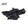 Comfortable Animal Costume Mask Halloween Wolf Mask, Embossed Werewolf Face for Cosplay Party, Lightweight Latex Adjustable Strap Adults, Trick