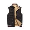 Men's Casual Vest, Cotton Vest on Both Sides, Double-sided Multi-pocket Vest