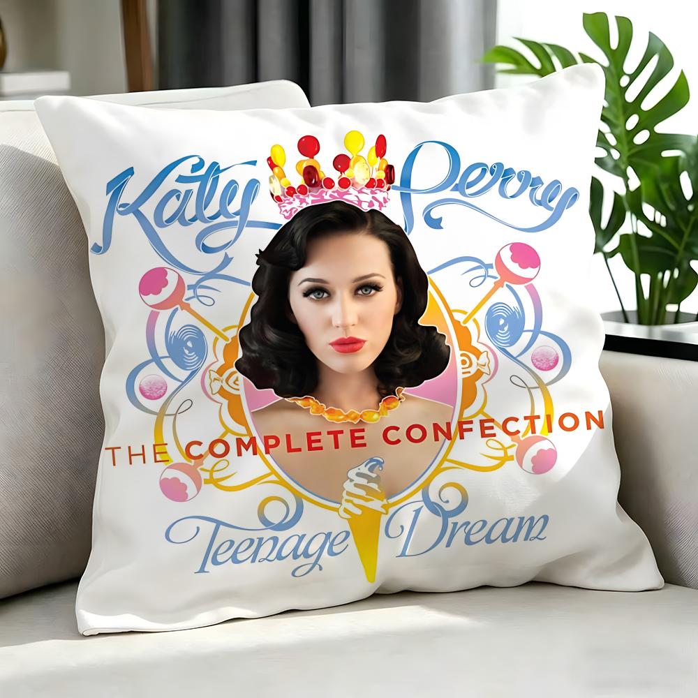 Singer - Katy Perry Cushion Cover Cushion Cover Set 4Pcs 50X50 45X45 40X40 Pillowcase Decorative Sofa Home Decor