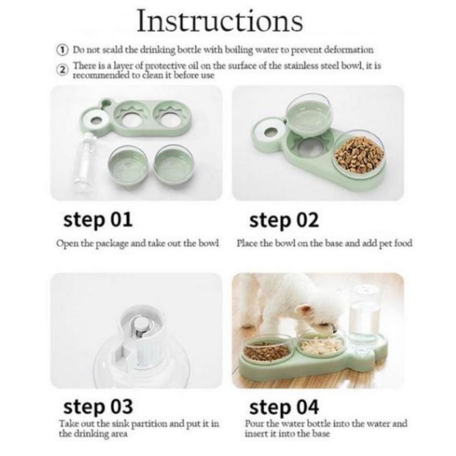 New Type of Pet Cat Bowl Automatic Feeder, Dog and Cat Food Bowl Container, Vertical Tableware Bowl, Pet Water Dispenser, Feeder, Pet Products