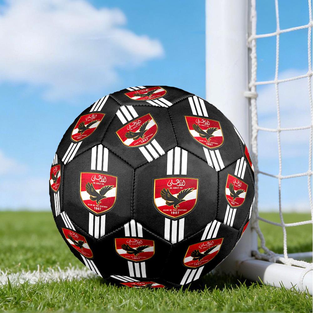 Ahly Football Club Printed Size 5 Soccer Balls, High-Quality, Anti-Slip, Protective Football, A Unique Gift , Birthdays, Christmas Gifts