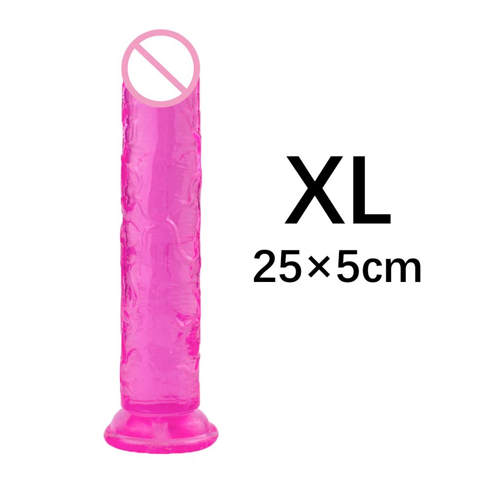 Strong Suction Cup Jelly G-spot Dildo Huge Lifelike Penis Dick Anal Female Sexy Products Sex Toys