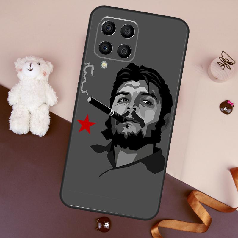 Che Guevara Cigarett Case For Samsung Galaxy M32 M52 M14 M54 M13 M33 M53 M56 M36 M16 M31 M11 M12 M35 M55 M15 M06