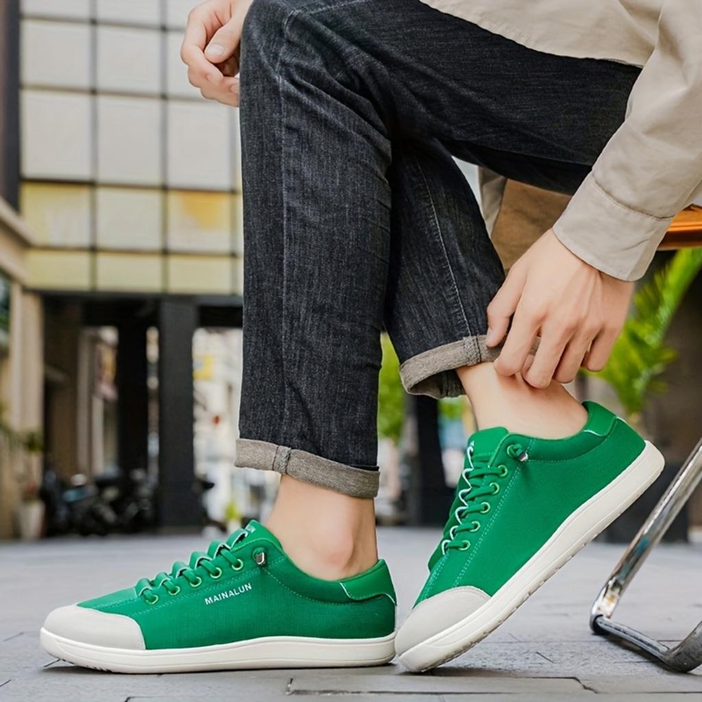 Men's Wide Version Sports Shoes with Barefoot and Soothing Sole Design, Big Toe Shoes, Lightweight and Versatile for All Seasons, College Daily Use