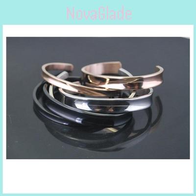 Premium Quality Hot Stainless Steel Cuff Bangle Hair Tie Bracelet Elegant Design For Women