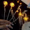 Ac de păr Lotus Vintage Emiță Lumină Stil Chinezesc Ciucure Băț de Păr Pentru Femeie Fată Accesorii de Păr