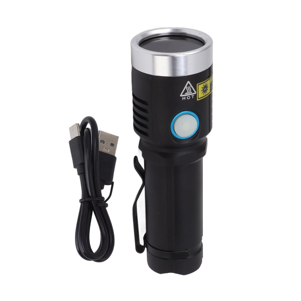 20W 365nm Led Ultraviolet Flashlight USB Rechargeable UV Flashlight Pet Urine Detector Light for Dog Cat Dry Stains