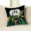 M-Morro and L-Lloyd Garmadon Polyester Printed Pillow Cover Square 30 40 45 50 60 65 cm Soft for Sofa Bed Car Home Decor