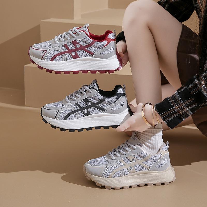 Autumn new breathable female student casual shoes female dad running women's shoes 2