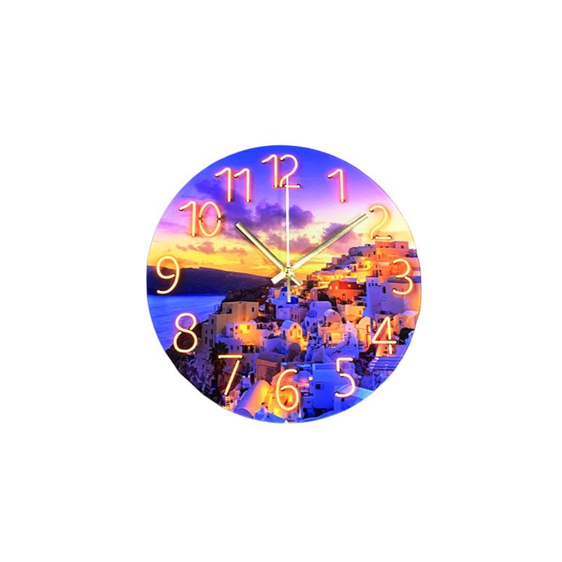 

Настенные часы в классическом стиле, простые цифровые бесшумные нетикающие настенные часы для спальни, гостиной, отправки друзьям