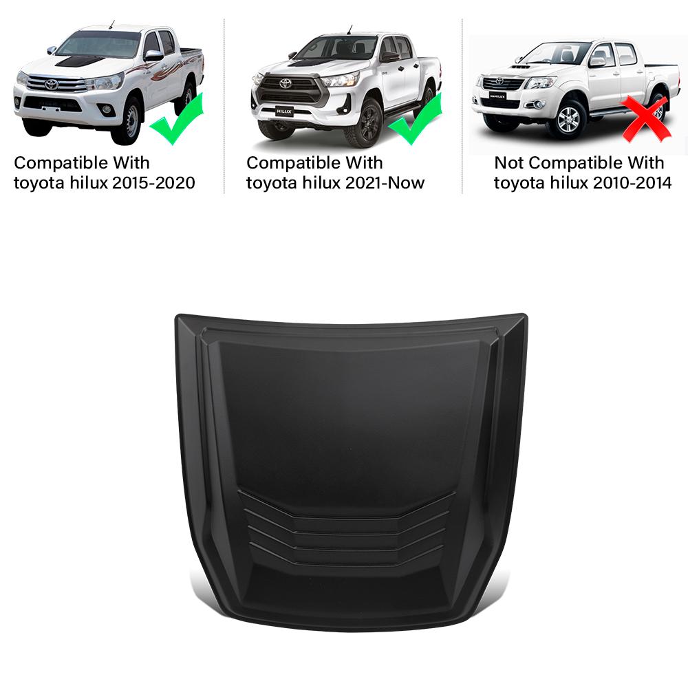 

Накладки на капот с воздухозаборником для Toyota Hilux 2015 2016 2017 2018 2019 2020 Автоаксессуары