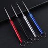 Travel Camping Tool Portable with Holder Metal Toothpick EDC Tool Toothpick Fruit Fork