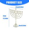 9 Branch Candleholder Elegant Table Centerpieces Romantics Candle Stand Dining Table Ornament for Living Room Banquet